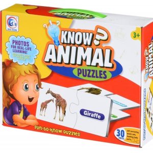 PUZZLE APPRENDRE LES ANIMAUX EN ANGLAIS