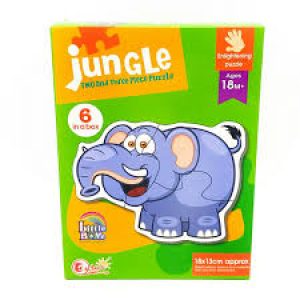 6 PUZZLE ANIMAUX DE LA JUNGLE POUR LES TOUS PETITS