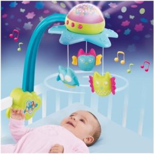 MOBILE MUSICALE POUR BEBE COTOONS MOBILE ETOILE SMOBY