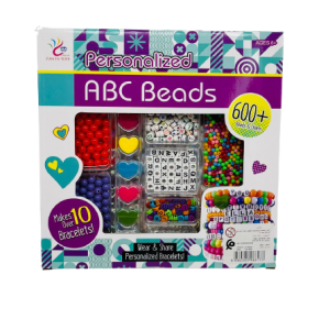 SET DE FABRICATION DE BRACELETS AVEC LETTRES