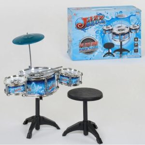 ENSEMBLE DE BATTERIE DRUM JAZZ 5 PIECES AVEC CHAISE