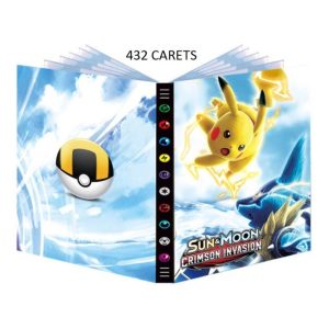 ALBUM RANGE CARTES 432 POCHES PIKATCHU POKEMON SUN MOON