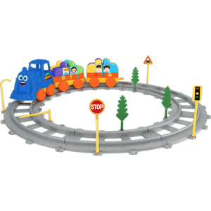 PARC TRAIN ET BLOCS 43 PIECES
