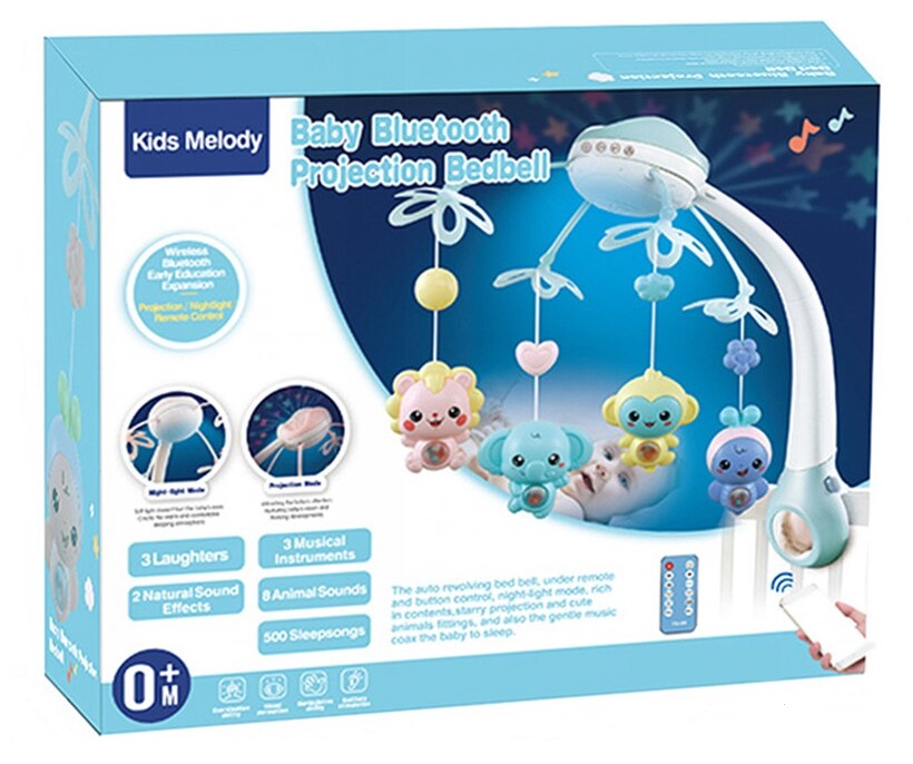Veilleuse Bébé Avec 18 Sons Apaisants Et Projecteur étoiles - Détection Pleurs, Minuterie, Batterie Rechargeable, Aide Au Sommeil