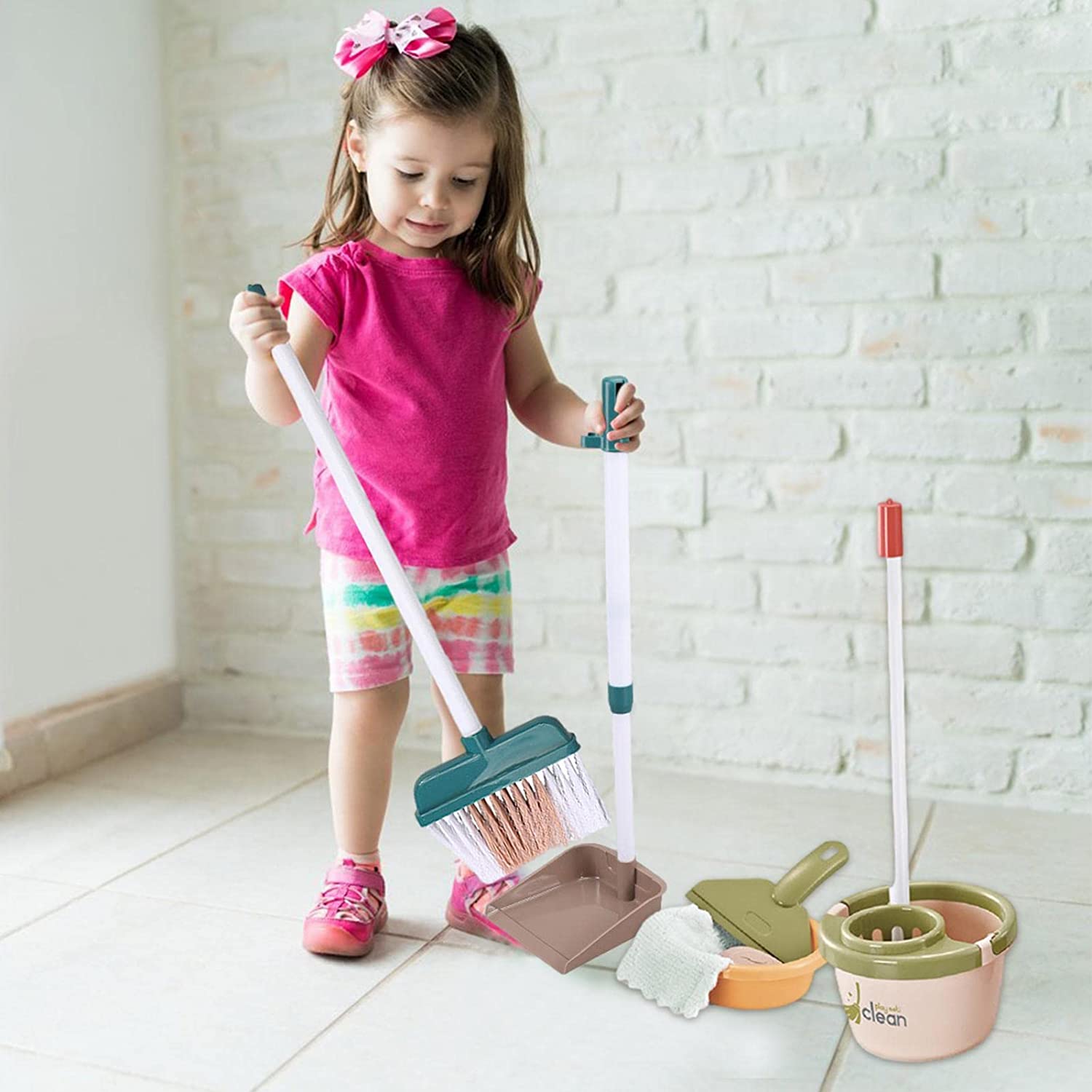 Ensemble de nettoyage pour enfants, outils de nettoyage ménagers