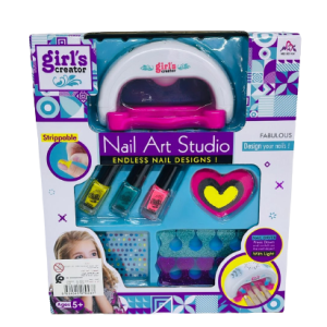 ENSEMBLE DE MANICURE ET ONGLES AVEC SECHOIR ET ACCESSOIRES POUR FILLES