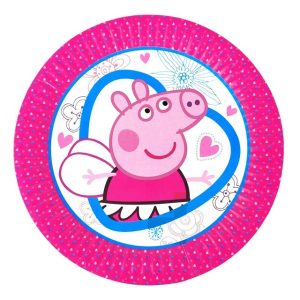 PACK DE DECORATION D’ANNIVERSAIRE COMPLET 91 PIECES THEME PEPPA PIG