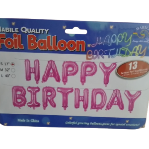 DECORATION D&rsquo;ANNIVERSAIRE 13 BALLONS HAPPY BIRTHDAY