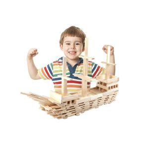 JEU DE CONSTRUCTION KAPLA EN BOIS 200 PLANCHES DE CONSTRUCTION