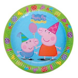PACK DE DECORATION D’ANNIVERSAIRE COMPLET 91 PIECES THEME GEORGE PIG