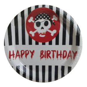 PACK DE DECORATION D’ANNIVERSAIRE COMPLET 91 PIECES THEME PIRATES