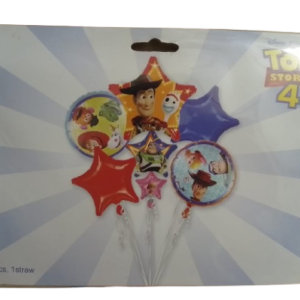 DECORATION D&rsquo;ANNIVERSAITE 5 BALLONS THEME TOY STORY