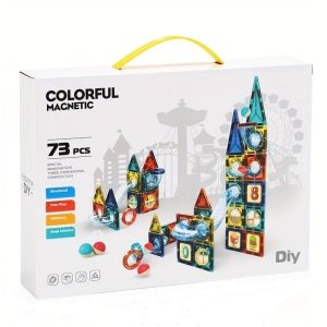 JEU DE CONSTRUCTION BLOCS ET STICKS MAGNÉTIQUE 3D