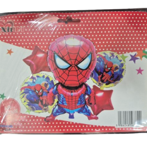 DECORATION D&rsquo;ANNIVERSAITE 5 BALLONS THEME SPIDERMAN