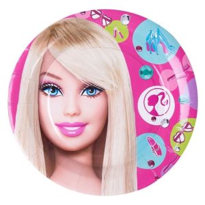 PACK DE DECORATION D’ANNIVERSAIRE COMPLET 91 PIECES THEME BARBIE