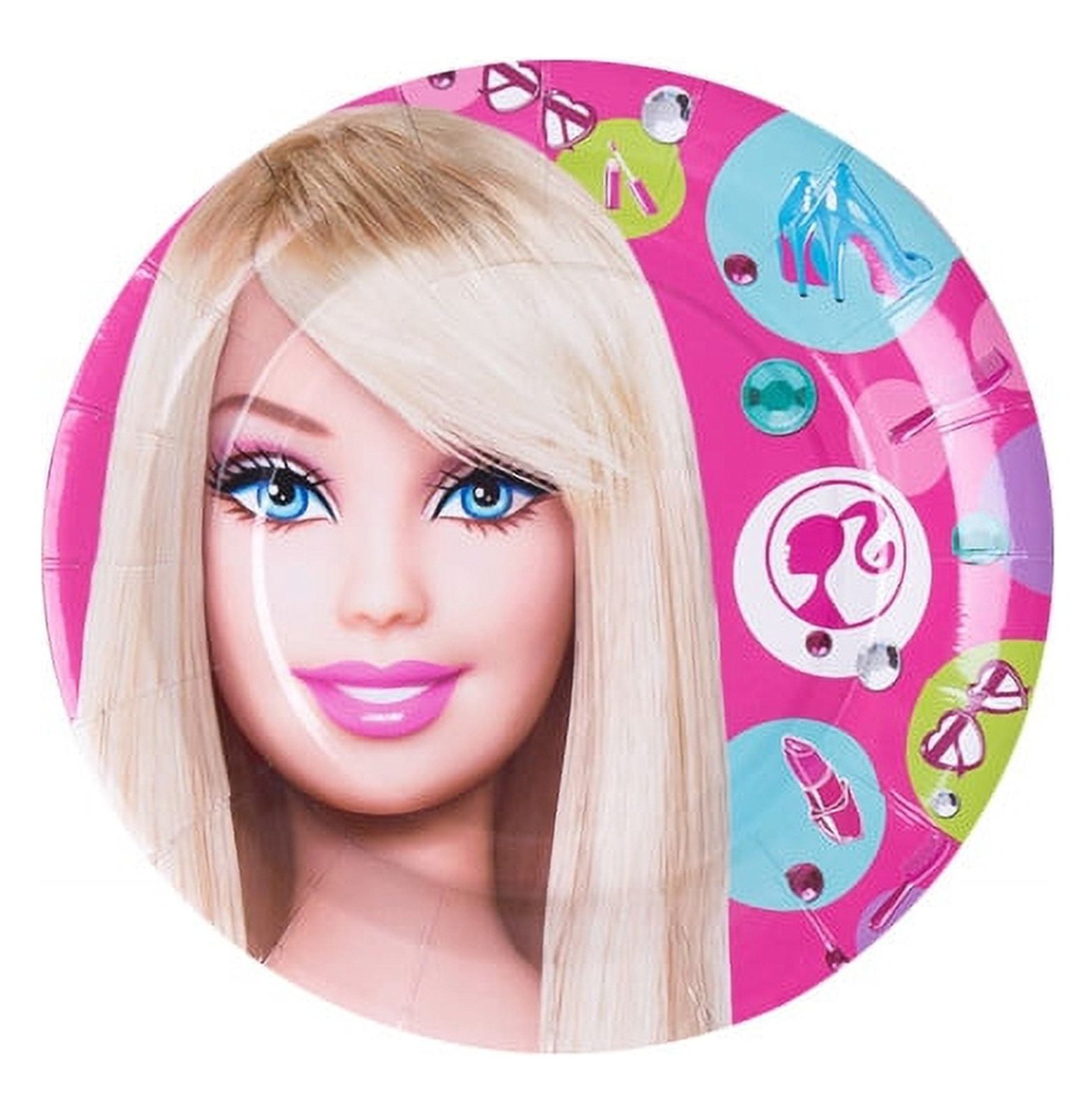 PACK DE DECORATION D’ANNIVERSAIRE COMPLET 91 PIECES THEME BARBIE