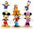 6 FIGURINES MICKEY MOUSE ET SES AMIS